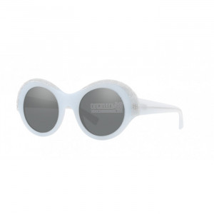 Occhiale da Sole Alain Mikli 0A05040B ROSELYNE - WHITE POINTILLE/CRYSTALS 003/6G