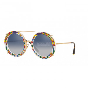 Occhiale da Sole Dolce & Gabbana 0DG2198 - GOLD/BARROW WHITE HAVANA 02/1G