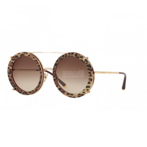 Occhiale da Sole Dolce & Gabbana 0DG2198 - GOLD/BORDEAUX LEO 131813