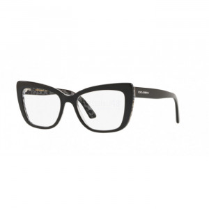 Occhiale da Vista Dolce & Gabbana 0DG3308 - BLACK ON LEO GLITTER 3203