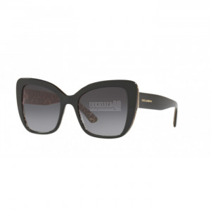 Occhiale da Sole Dolce & Gabbana 0DG4348 - BLACK ON DAMASCUS GLITTER BLAC 32158G