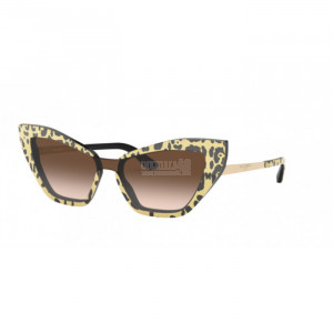 Occhiale da Sole Dolce & Gabbana 0DG4357 - LEO GLITTER GOLD ON BLACK 320813