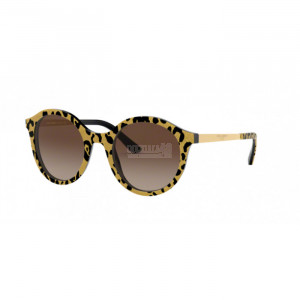 Occhiale da Sole Dolce & Gabbana 0DG4358 - LEO GLITTER GOLD ON BLACK 320813