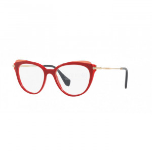 Occhiale da Vista Miu Miu 0MU 01QV CORE COLLECTION - RED/TOP TRANSPARENT RED VX91O1