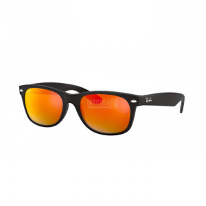 Occhiale da Sole Ray-Ban 0RB2132 NEW WAYFARER - RUBBER BLACK 622/69