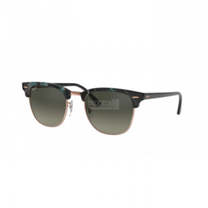 Occhiale da Sole Ray-Ban 0RB3016 CLUBMASTER - SPOTTED GREY/GREEN 125571