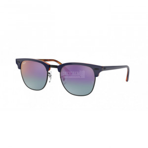 Occhiale da Sole Ray-Ban 0RB3016 CLUBMASTER - TOP BLUE ON HAVANA RED 1278T6