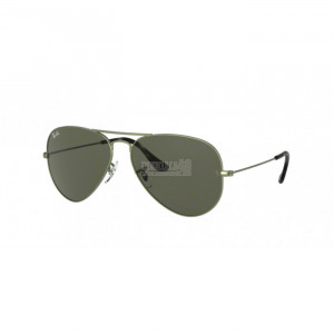 Occhiale da Sole Ray-Ban 0RB3025 AVIATOR LARGE METAL - SAND TRASPARENT GREEN 919131