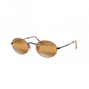 Occhiale da Sole Ray-Ban 0RB3547 OVAL - BLACK TOP ON MATTE BEIGE 9153AG