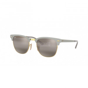 Occhiale da Sole Ray-Ban 0RB3716 CLUBMASTER METAL - GOLD ON TOP MATTE GRE 9158AH