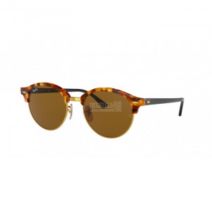 Occhiale da Sole Ray-Ban 0RB4246 CLUBROUND - SPOTTED BROWN HAVANA 1160