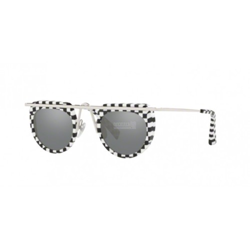 Occhiale da Sole Alain Mikli 0A04011 AUJOURD D HUI - BW DAMIER/SIVLER 001/6G