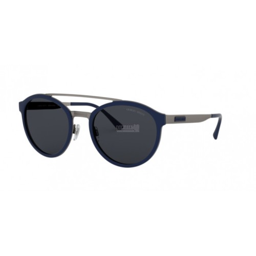 Occhiale da Sole Giorgio Armani 0AR6077 - MATTE GUNMETAL/BLUE RUBBER 325787