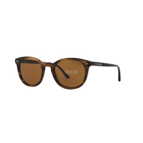 0AR8060 - STRIPED MATTE DARK BROWN - 540557