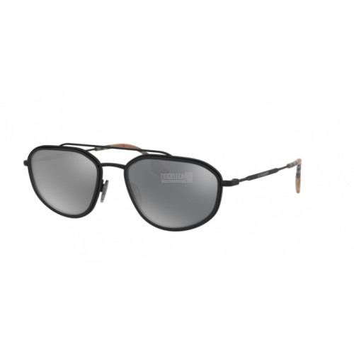 Occhiale da Sole Burberry 0BE3106 - MATTE BLACK/BLACK 10076G