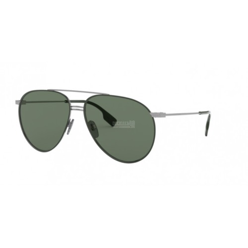 Occhiale da Sole Burberry 0BE3108 - GUNMETAL/MATTE GREEN 100371