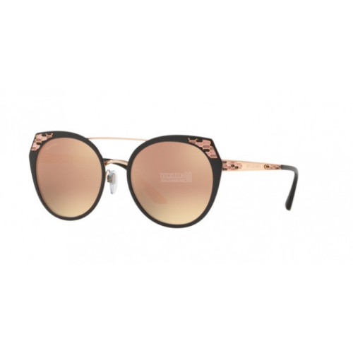 Occhiale da Sole Bvlgari 0BV6095 - BLACK DEMI MATTE/ROSE GOLD 20244Z