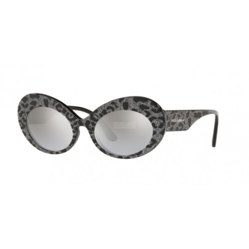 Occhiale da Sole Dolce & Gabbana 0DG4345 - LEO GLITTER BLACK 31986V