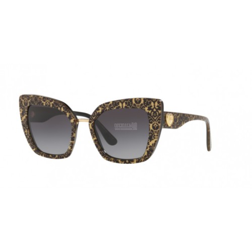 Occhiale da Sole Dolce & Gabbana 0DG4359 - DAMASCO GLITTER BLACK ON BLACK 32148G