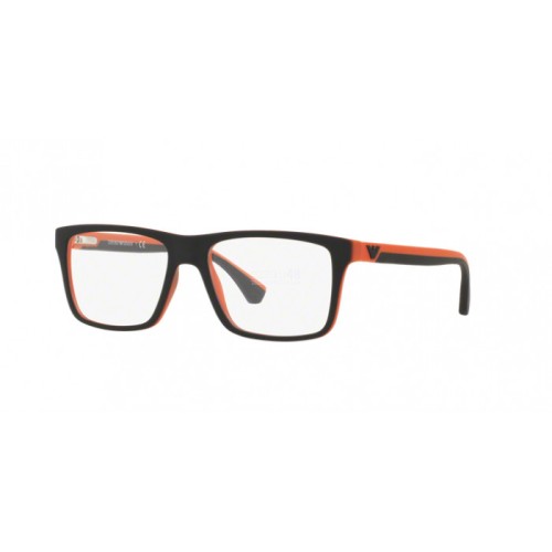Occhiale da Vista Emporio Armani 0EA3034 - BLACK/ORANGE RUBBER 5529
