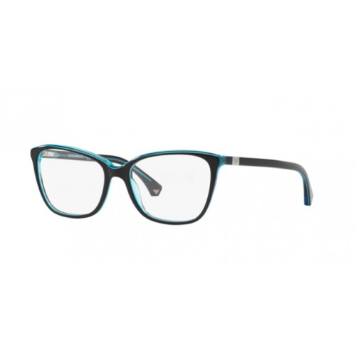 Occhiale da Vista Emporio Armani 0EA3053 - BLACK/AZURE LINE/AZURE 5350