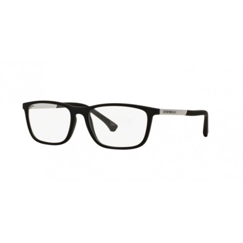 Occhiale da Vista Emporio Armani 0EA3069 - BLACK RUBBER 5063