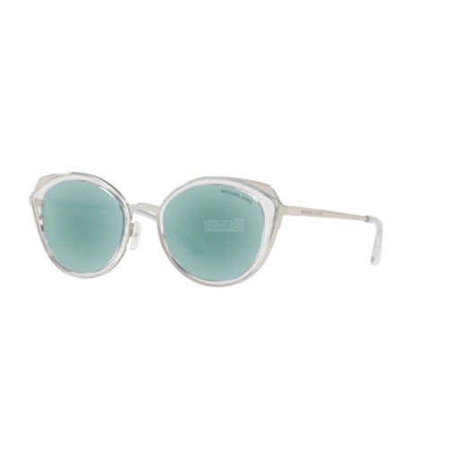 Occhiale da Sole Michael Kors 0MK1029 CHARLESTON - SHINY SILVER/CRYSTAL CLEAR 113725