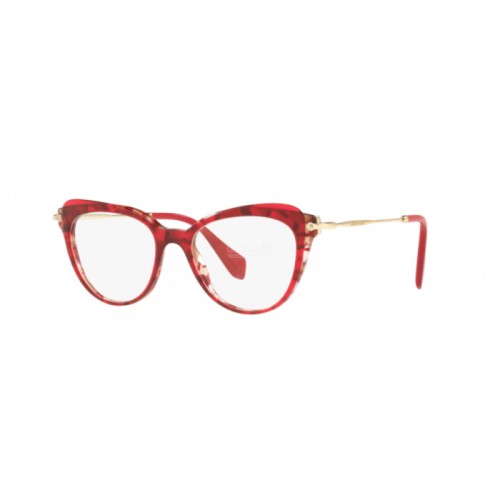 Occhiale da Vista Miu Miu 0MU 01QV CORE COLLECTION - RASPBERRY HAVANA/COCOA/RASP TR 1101O1
