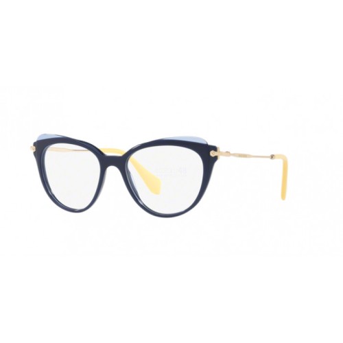 Occhiale da Vista Miu Miu 0MU 01QV CORE COLLECTION - BLUE/TOP TRANSPARENT BLUE VYA1O1