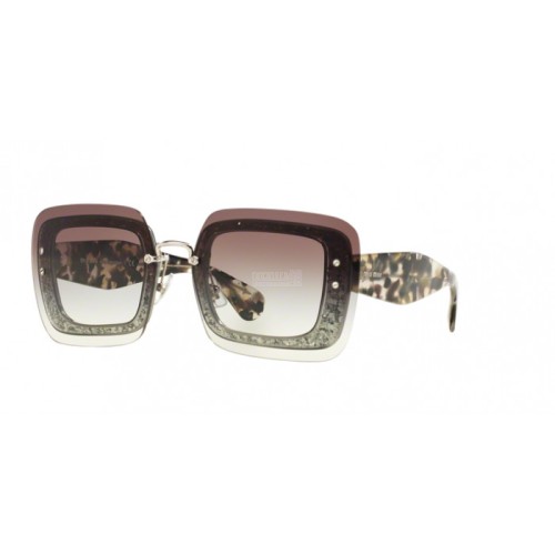 Occhiale da Sole Miu Miu 0MU 01RS SPECIAL PROJECT - TRANSPARENT GREY GLITTER DHE0A7