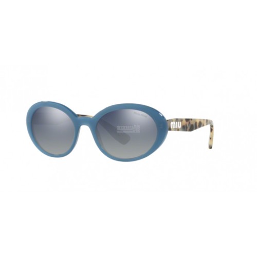 Occhiale da Sole Miu Miu 0MU 01US CORE COLLECTION - OPAL BLUE DIVISA 1183A0