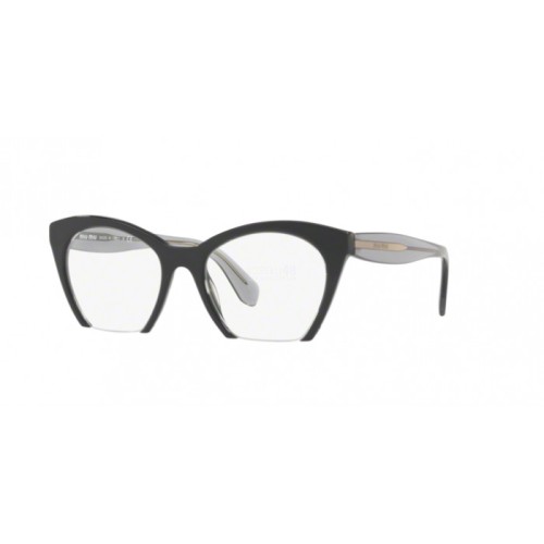 Occhiale da Vista Miu Miu 0MU 03QV CORE COLLECTION - BLACK/TRANSAPRENT H5X1O1