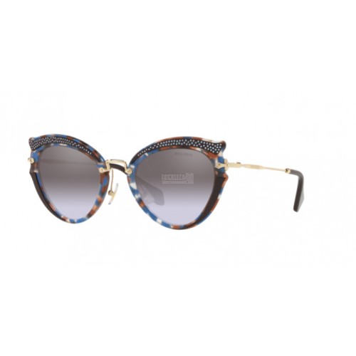 Occhiale da Sole Miu Miu 0MU 05SS CORE COLLECTION - AZURE HAVANA/BROWN TZ52H2