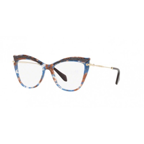 Occhiale da Vista Miu Miu 0MU 06PV CORE COLLECTION - HAVANA AZURE/BROWN TZ51O1