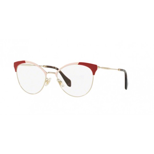 Occhiale da Vista Miu Miu 0MU 50PV CORE COLLECTION - PALE GOLD/POWDER/RED USP1O1
