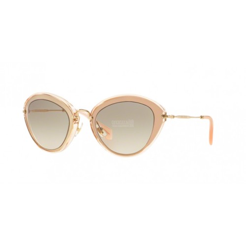 Occhiale da Sole Miu Miu 0MU 51RS - TRANSPARENT PINK/MIRROR PINK UFD3H2