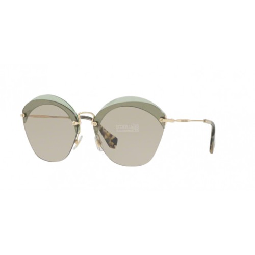 Occhiale da Sole Miu Miu 0MU 53SS CORE COLLECTION - TRANSPARENT GREEN VX15J2