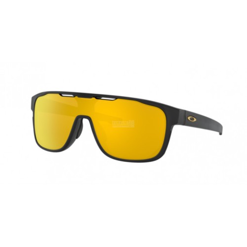 Occhiale da Sole Oakley 0OO9387 CROSSRANGE SHIELD - MATTE BLACK 938706