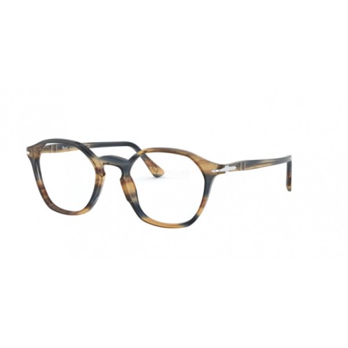 Occhiale da Vista Persol 0PO3238V - STRIPED BROWN GREY 1049