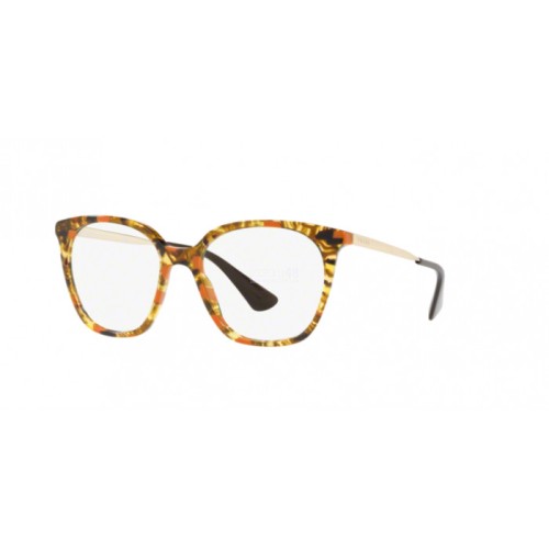Occhiale da Vista Prada 0PR 11TV CATWALK - STRIPED BROWN/ORANGE KJN1O1