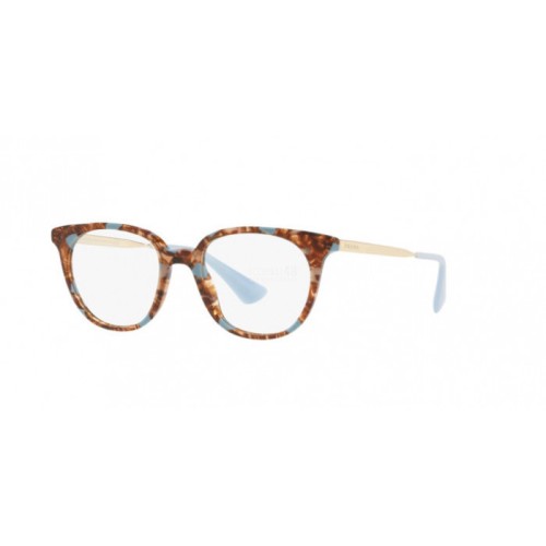 Occhiale da Vista Prada 0PR 13UV CATWALK - STRIPED BROWN/AZURE KJO1O1