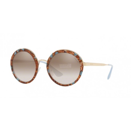 Occhiale da Sole Prada 0PR 50TS CATWALK - STRIPED BROWN/AZURE KJO4O0