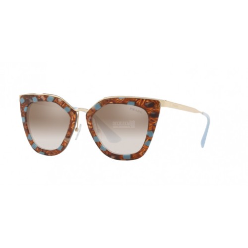 Occhiale da Sole Prada 0PR 53SS CATWALK - STRIPED BROWN/AZURE KJO4O0