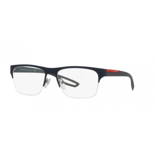 Occhiale da Vista Prada Linea Rossa 0PS 55FV ACTIVE - TOP BLUE RUBBER ON GUNMETAL TFY1O1