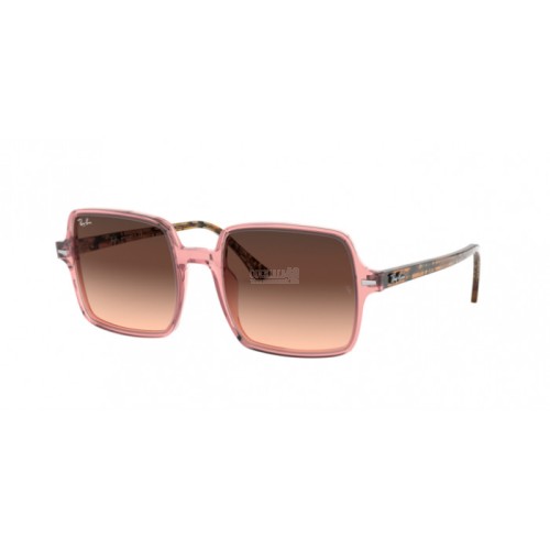 Occhiale da Sole Ray-Ban 0RB1973 SQUARE II - TRASPARENT PINK 1282A5