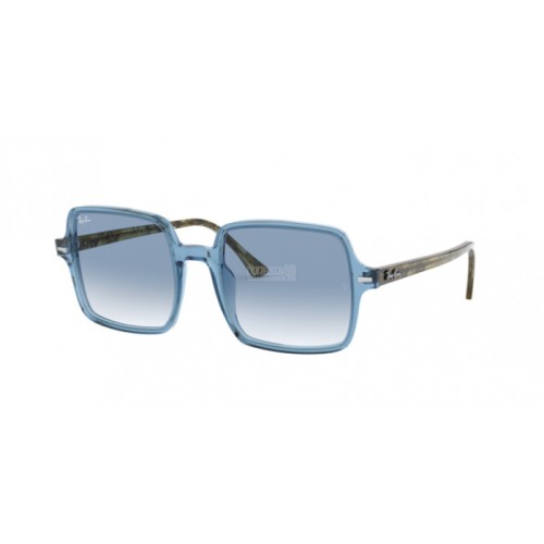 Occhiale da Sole Ray-Ban 0RB1973 SQUARE II - TRASPARENT LIGHT BLUE 12833F