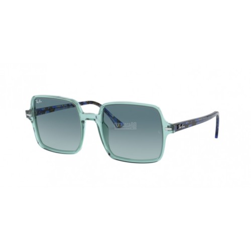 Occhiale da Sole Ray-Ban 0RB1973 SQUARE II - TRASPARENT GREEN 12853M