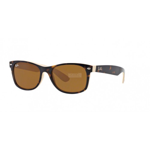 Occhiale da Sole Ray-Ban 0RB2132 NEW WAYFARER - TOP HAVANA ON BEIGE 6012