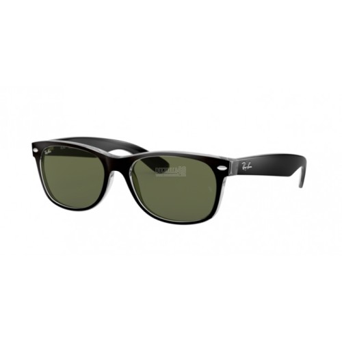 Occhiale da Sole Ray-Ban 0RB2132 NEW WAYFARER - TOP BLACK ON TRANSPARENT 6052