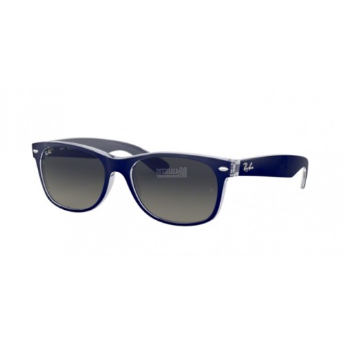 Occhiale da Sole Ray-Ban 0RB2132 NEW WAYFARER - TOP MATTE BLUE ON TRANSPARENT 605371